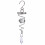 Benafini spiral wind spinner with crystal ball, 1piece 1