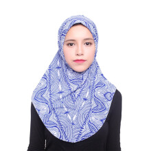 Damen-Hijab-Kopftuch aus Viskose – mit vollständig bedeckender Innenkappe