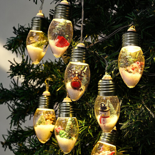 Christmas String Lights Indoor 10 LED 2 pcs