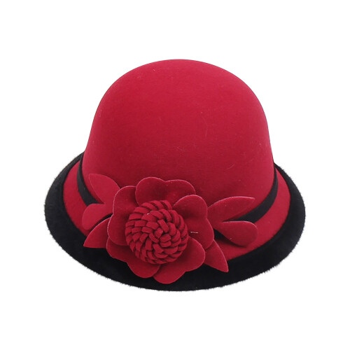 Tweed bøttehatt for kvinner