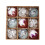 Ensemble de 9 boules de Noël couleur champagne doré 1