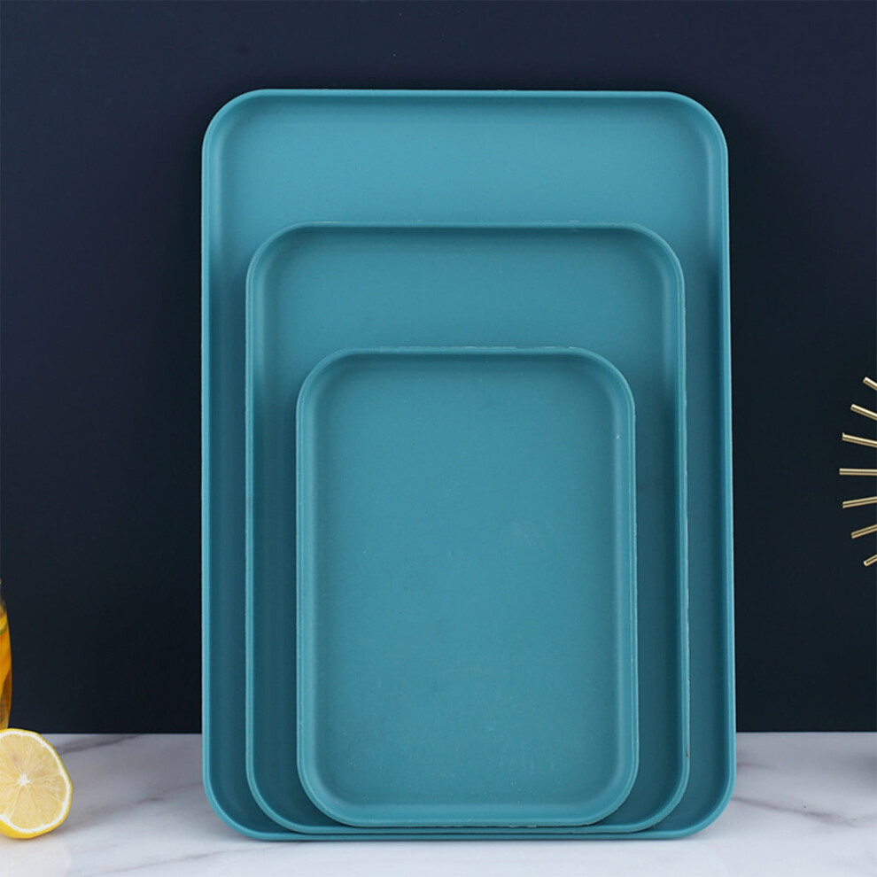 Plastic Serving Platters Set Rectangular 3 Sizes