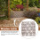 Wooden Privacy Screen Adjustable Telescopic 77 inch 1