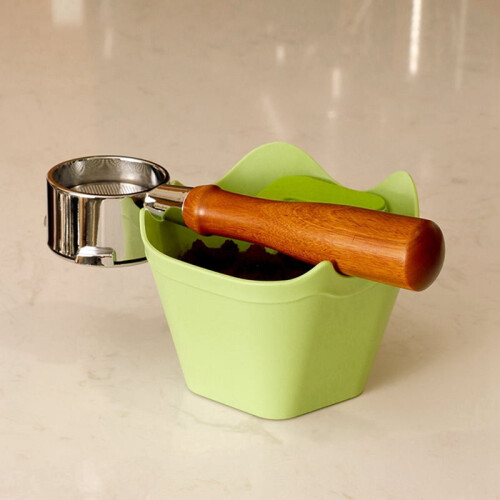 Espresso Grounds Disposal Bucket Polygons Green 2