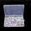 Caixa organizadora de plástico transparente com 24 compartimentos, 19,3 x 13,5 x 2,2 cm (7,6 x 5,3 x 0,86 polegadas). 3