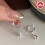 925 Sterling Silver Water Drop Earrings 1 Pair 1