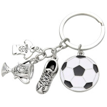 Creatieve Voetbal Sleutelhanger Cadeau Voor Sportliefhebbers Met