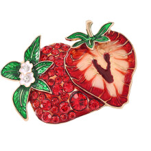Strawberry Designs Sturdy Metal Pin Elegant Outfit Decoration