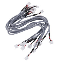 10 câbles d'entrée blindés XH2.54 3P pour signal audio 2.0 canaux pour amplificateur HiFi