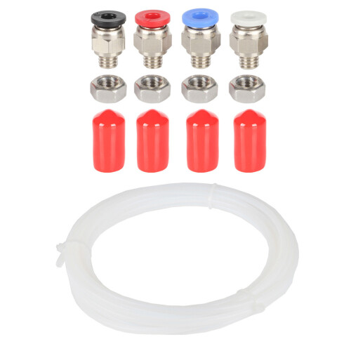 High Flows 3D-printer extruderbuis en borgmoeradapters-Pak C