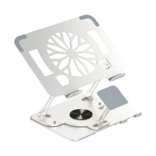 Portable Laptop Stand Foldable Support Base Notebook-Silver