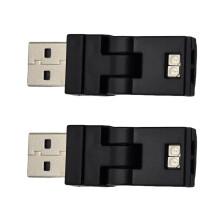 Mehrfarbige USB-Atmosphärenlampe, 5 V,-2 Packung