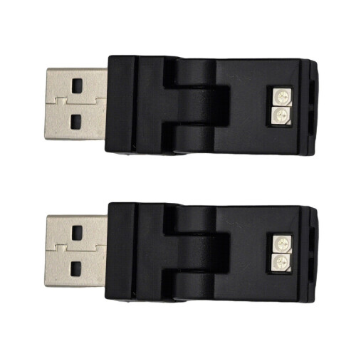 Mehrfarbige USB-Atmosphärenlampe, 5 V,-2 Packung