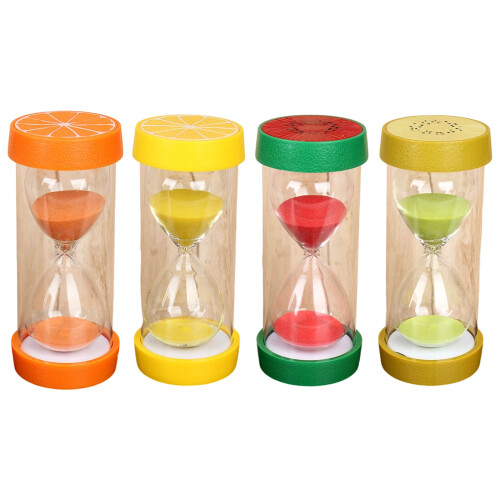 Decorative 5 Minutes Hourglasses Timer Fruit Themed-watermelon 1