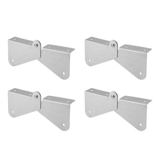 4 Pack Gutter Hinge for Square Downspout 1
