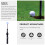 2Stk Golfs Swing Trainer Bunt Telescopisch Swinghilfe Für Training 4