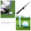 2Stk Golfs Swing Trainer Bunt Telescopisch Swinghilfe Für Training 5