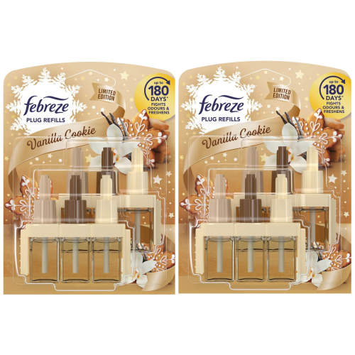 Febreze 4 x 20ml Febreze 3Volution Plug in refill - Vanilla Cookie