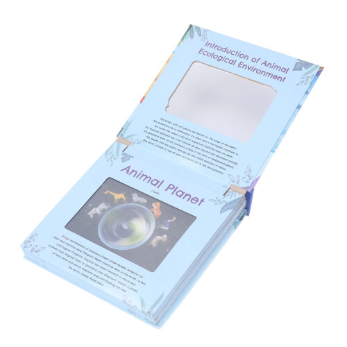Safe 3D Animal Book for Early Education