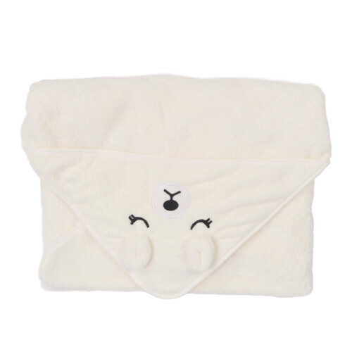Soft Absorbent Baby Hooded Towel 80cm