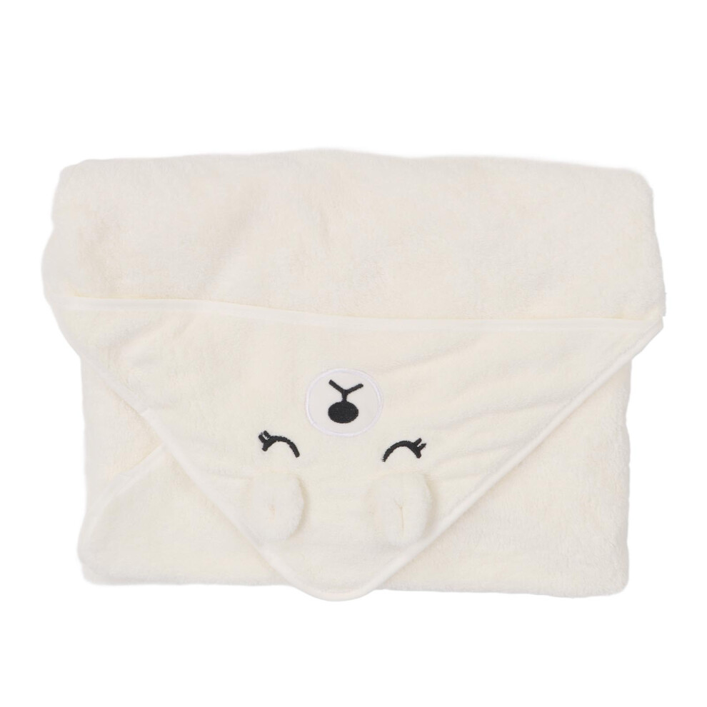 Soft Absorbent Baby Hooded Towel 80Cm Coral