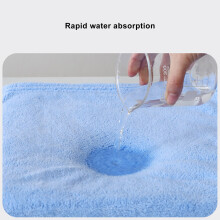 Soft Blue Hooded Baby Drying Towel