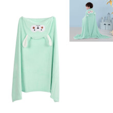 Hooded Baby Towel, Coral Fleece