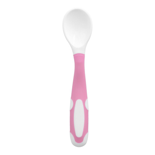 Baby Fork Spoon Set Training Pink