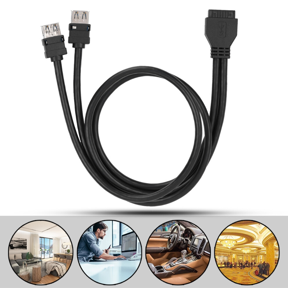 0.6M Usb 3.0 19 Pin Motherboard Front Cable 7790334066287