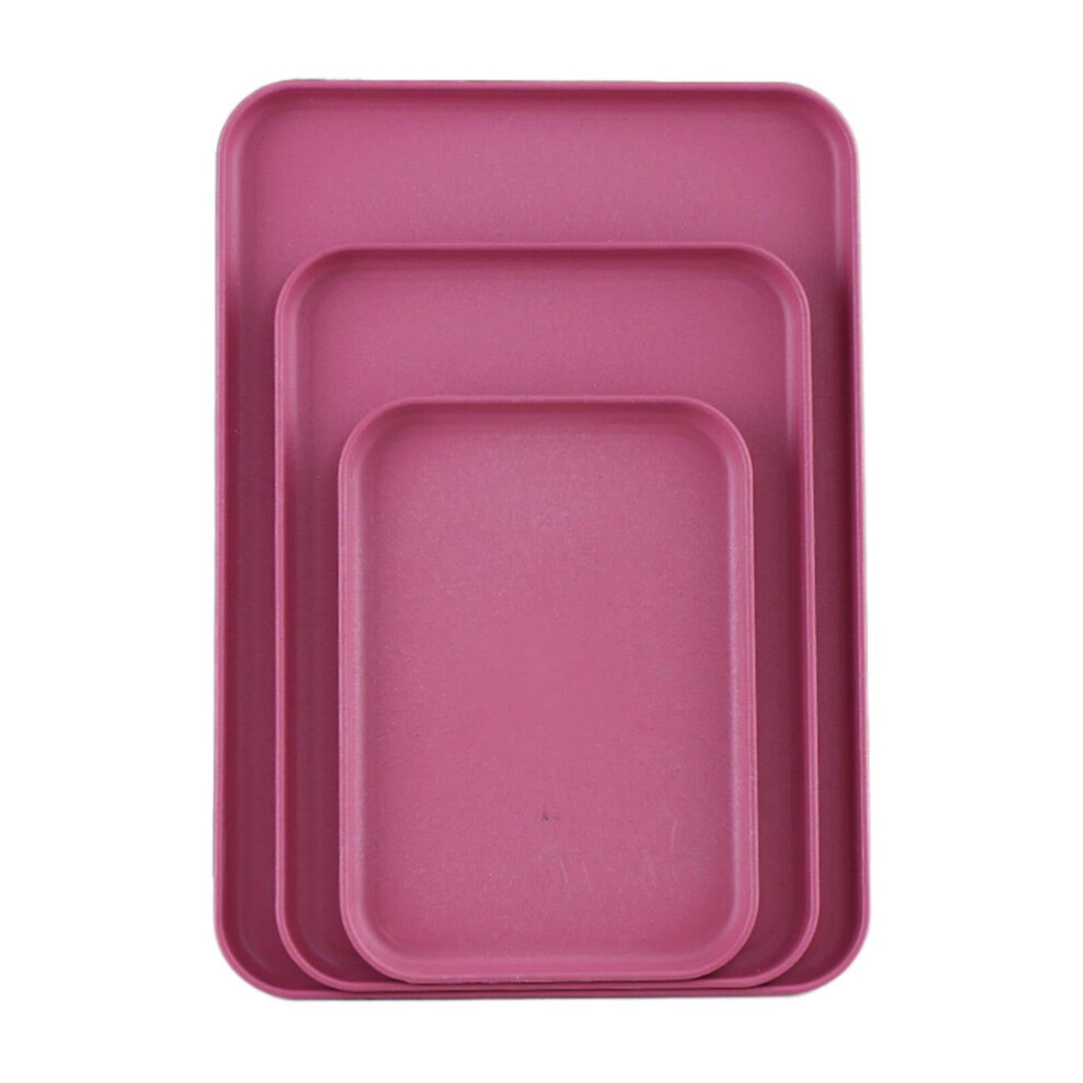 Birch Plastic Serving Tray â Stackable, Shockproof,