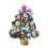Pink Mini Artificial Christmas Tree with Lights 1