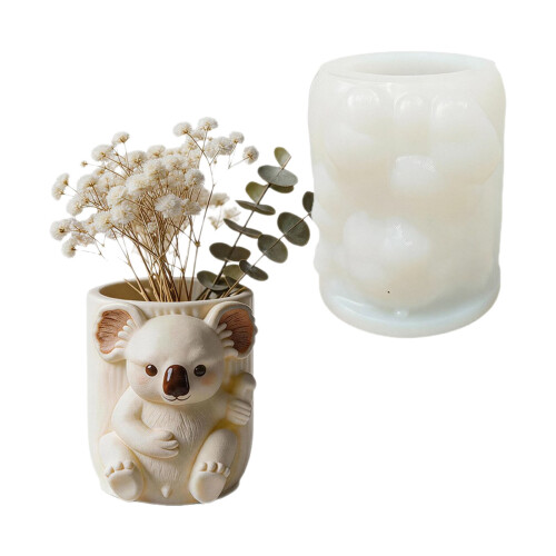 Moules de Vase en Silicone en forme d'animal, pour la