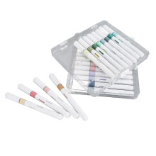 Stylo marqueur liquide Direct, 24 couleurs, pointe souple