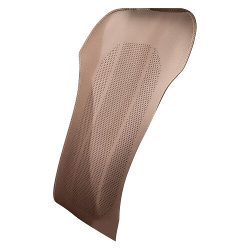 Coussin de dossier de siège automobile en cuir perforé,-Brun