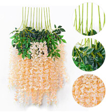 Silk Wisteria 6-Leaf Ceiling Decor
