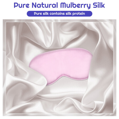 4 Pack Silk Sleep Eye Masks – Soft Breathable Blackout 2