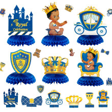Set di centrotavola a nido d'ape Royal Prince – 12 pezzi