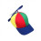 Propellbaseballcaps – regnbuefarget øyenstikkerdesign, 1