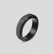 Franse draaibare ring met matte afwerking voor mannen en vrouwen