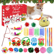Calendrier de l'Avent Chat - Coffret de 24 jouets