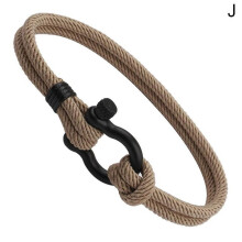 Verstellbares Überlebensarmband der Milan Line, 21 cm