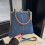 Handgemaakte denim patchwork kleine draagtas blauw 1