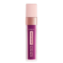 Rossetto - L'Oréal Paris - Les Ultra Macarons Matte Liquid Lipstick Infinite 840 Prugna - Finitura ultra-matte - Tenuta 16h - Viola