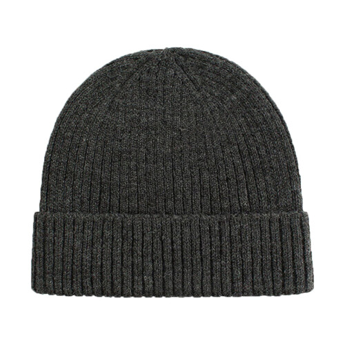 Gorro de punto de invierno, color negro, hilo suave1