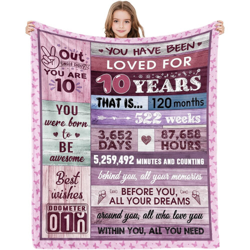 Couverture Sweet16 pour filles 152 x 127 cm