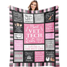 Couverture pour amoureux des livres 152 x 127 cm (60 x 50 pouces) - Thème livres