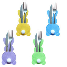 Porte-couverts réutilisables pour paniers de Pâques (lot de 4)