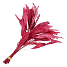 50Pcs Soft Natural Feather 4-6Inch Length Colored-Claret