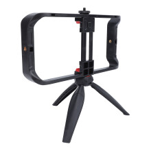Rig de video para teléfono de ABS, 4,2–9,5 cm, 51/4 de pulgada, 3 zapatas frías