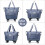 Sac de voyage pliable et imperméable à roulettes 1